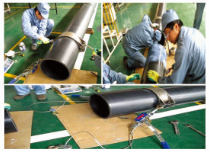 5、裝固定夾具、設(shè)置拉緊器